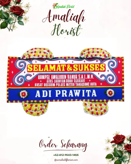 Papan Bunga Ucapan Selamat Bulakwaru
